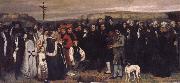 Gustave Courbet Burial at Ornans oil